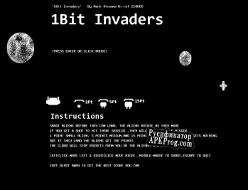 Русификатор для 1Bit Space Invaders