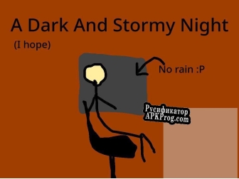 Русификатор для A Dark And Stormy Night (i hope)