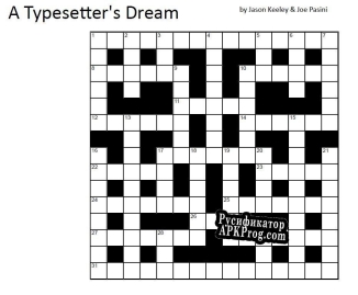 Русификатор для A Typesetters Dream