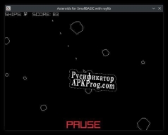 Русификатор для Asteroids for SmallBASIC