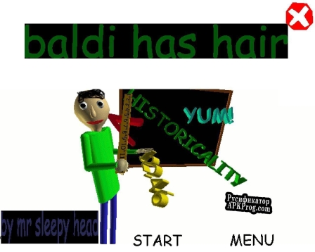 Русификатор для baldi has hair mod