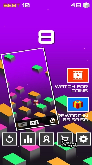 Русификатор для Block Jump (TwistedGameStudios)