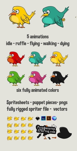 Русификатор для Cartoon bird 4