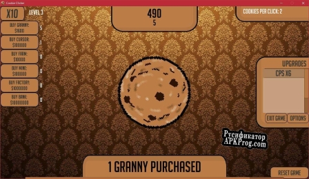 Русификатор для Cookie Clicker (itch) (Cameron G)