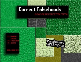 Русификатор для Correct Falsehoods.