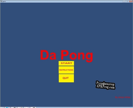 Русификатор для Da Pong