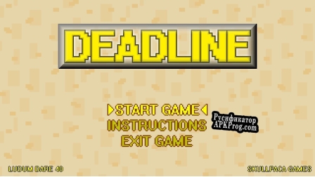 Русификатор для Deadline (itch) (Skullpaca Games)