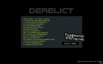 Русификатор для DERELICT (itch) (Blue Hat Studios)