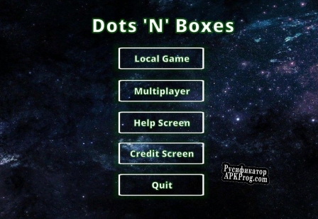 Русификатор для Dots  Boxes Neon