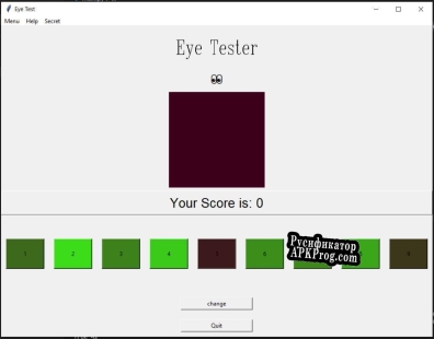 Русификатор для Eye tester Game