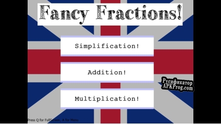 Русификатор для Fancy Fractions