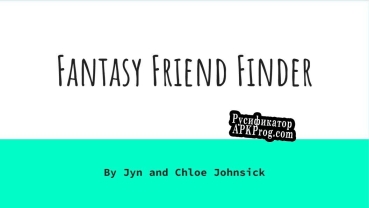 Русификатор для Fantasy Friend Finder