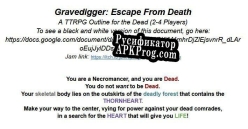 Русификатор для Gravedigger Escape From Death (A Necromancy TTRPG)