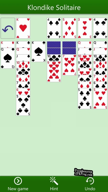 Русификатор для Klondike Solitaire (itch)