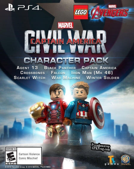 Русификатор для LEGO Marvels Avengers Captain America Civil War Character Pack