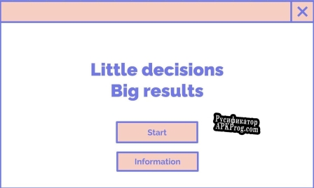 Русификатор для Little Decisions Big Results