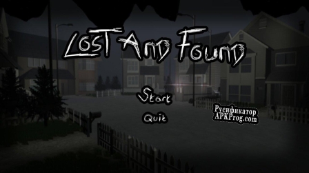 Русификатор для Lost And Found