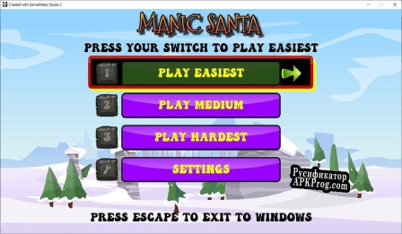 Русификатор для Manic Santa Accessible Game Simple Control System