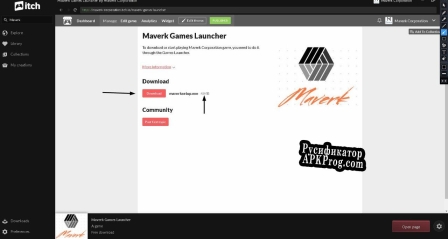 Русификатор для Maverk Games Launcher