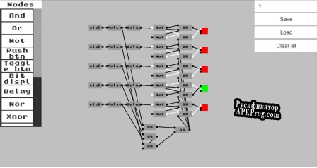 Русификатор для NodeLogic logic gates simulator