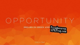Русификатор для Opportunity Dreams in Green and Blue