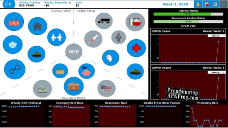 Русификатор для Quarantine Global Pandemic