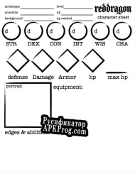 Русификатор для reddragon character sheet