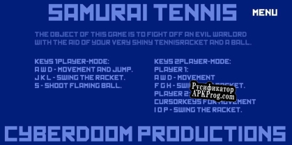 Русификатор для SAMURAI TENNIS