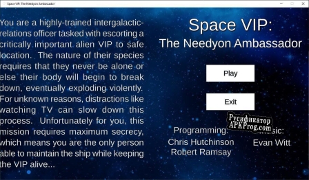 Русификатор для Space VIP The Needyon Ambassador