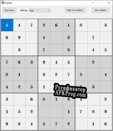 Русификатор для Sudoku (itch) (Girts)