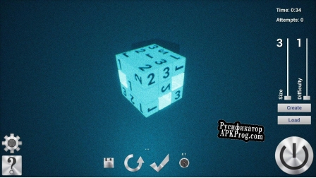 Русификатор для Sudoku3D 2 The Cube