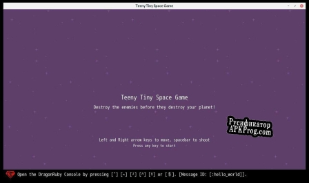 Русификатор для Teeny Tiny Space Game