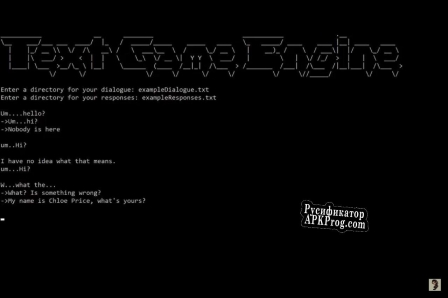 Русификатор для Text Adventure Game Engine