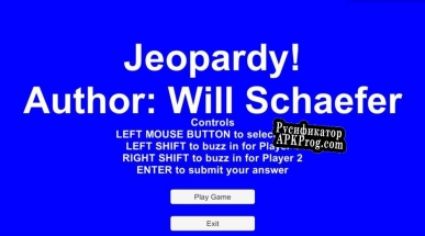 Русификатор для Will Schaefer Thursday Jeopardy